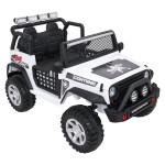 Elektrické autíčko Jeep BEAST 4x4 - MP3 - biele